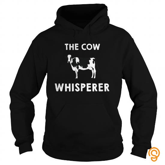 Standard-fit THE COW WHISPERER T Shirts Clothes