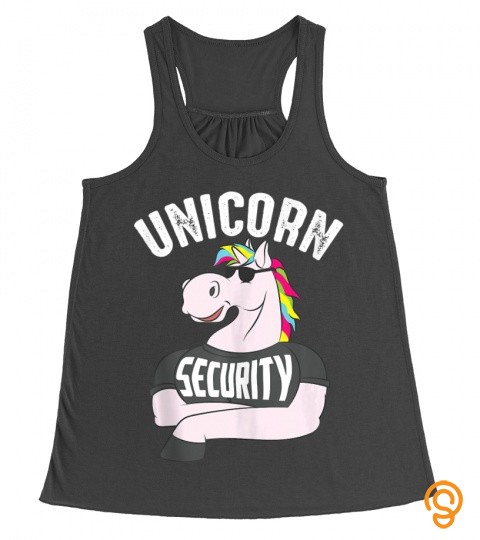 Unicorn Security  Unicorn Men Fanatic Strong Dad Gift Tank Top