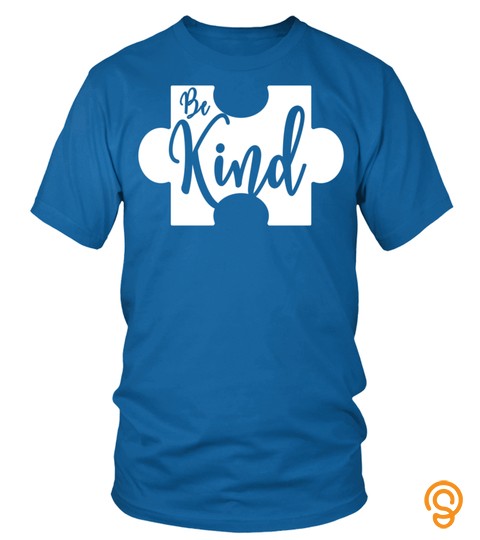 Be Kind Puzzle Piece Autism Awareness T Shirt Sweatshirt