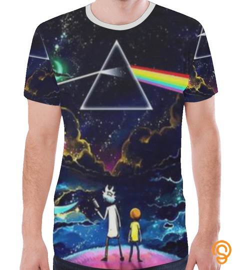 Rick and Morty x Pink Floyd Tshirt