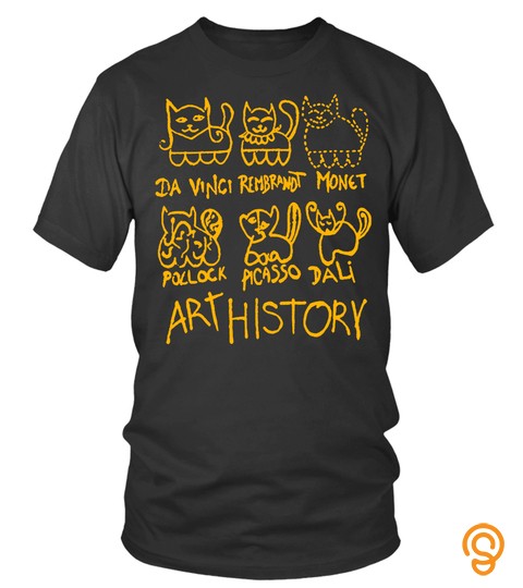 Pet Cats T Shirts Da vinci Rembrandt Monet Pollock Picasso Dali Art History Graffiti Street Shirts Hoodies Sweatshirts