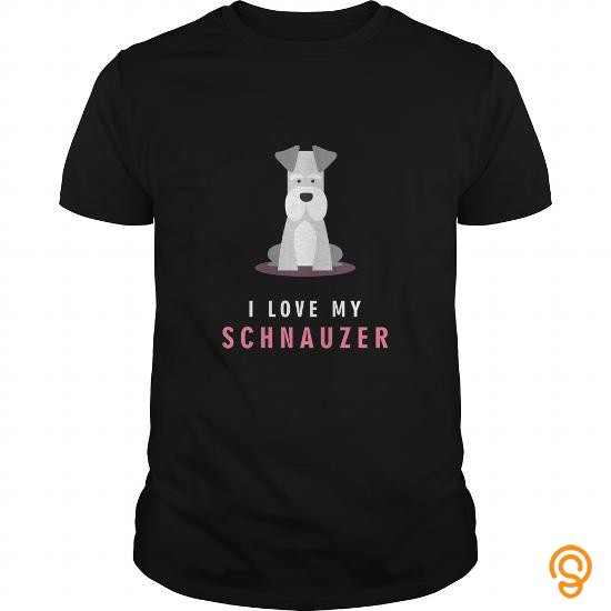 Wardrobe Dogs I Love Schnauzer T shirt T Shirts Sayings