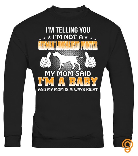 My German Longhaired Pointer My Baby Christmas Funny Gift T Shirt