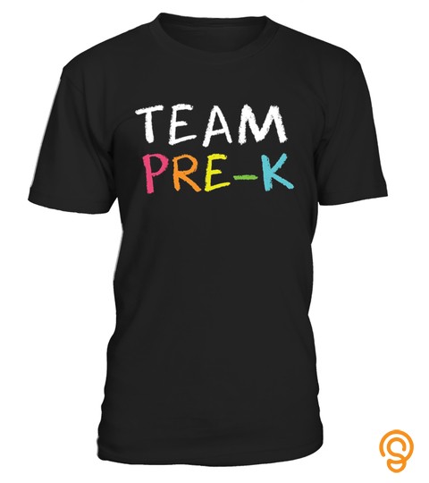 Team Pre K Teacher Back To School Shirt