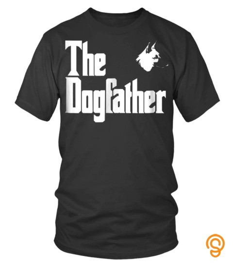 Mens German Shepherd Dad Birthday The Dogfather Shirt1y1268