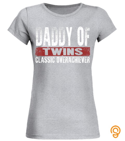 Fathers Day Shirt New Daddy Of Twins Gift Twin Boy Girl