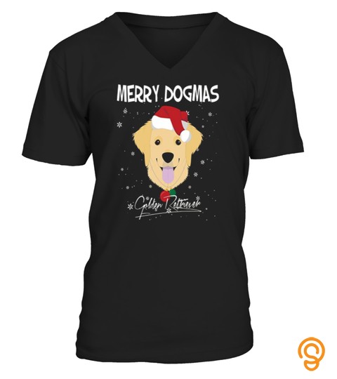 MERRY DOGMAS GOLDEN RETRIEVER DOG WITH S