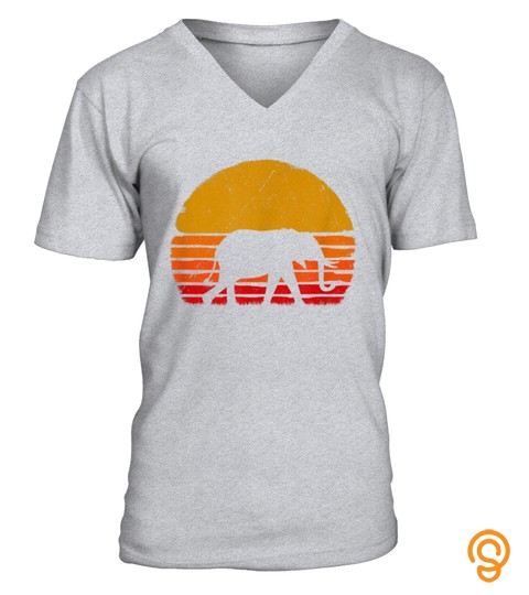 Elephant Shirt. Retro Style T Shirt 08
