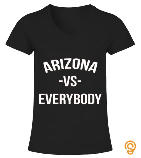 Kids Arizona Vs Everbody Football Baseball Crewneck T Shirt 8 Cranberry