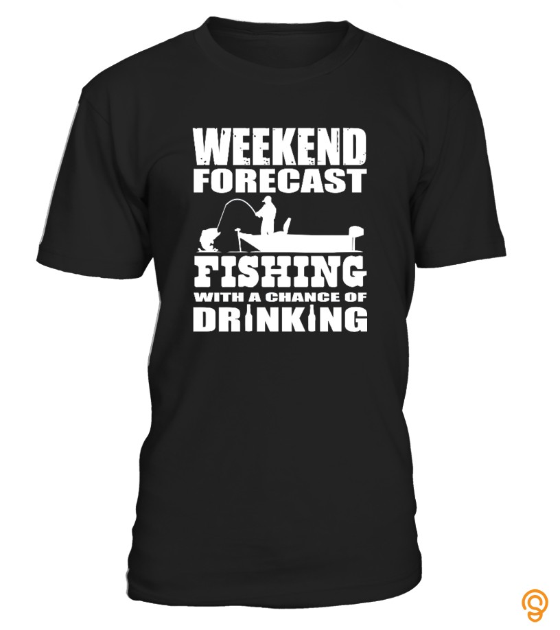 Mens Womens Fishing and Drinking Tee Shirts Clothing Brand