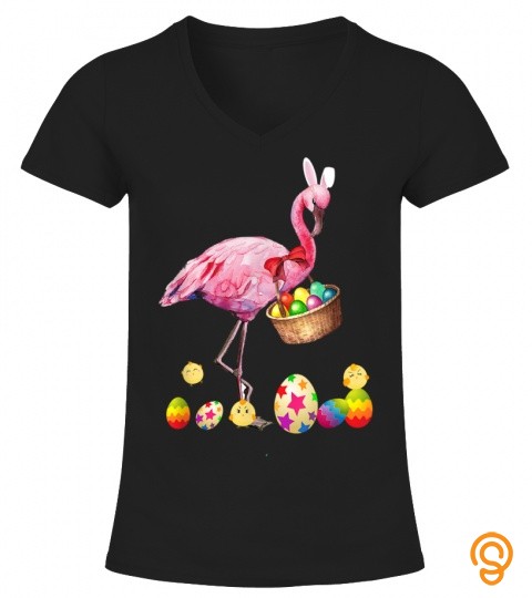 Happy Easter Day Bunny Flamingo Easter Day 2021 T Shirt
