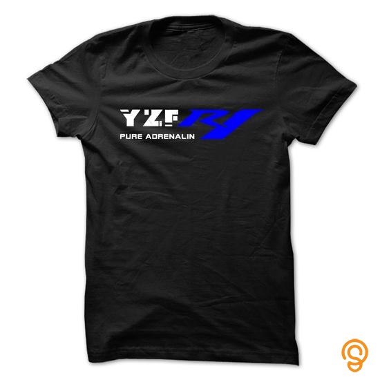 Overall Fit YZF R1 Pure Adrenalin Tee Shirts Printing