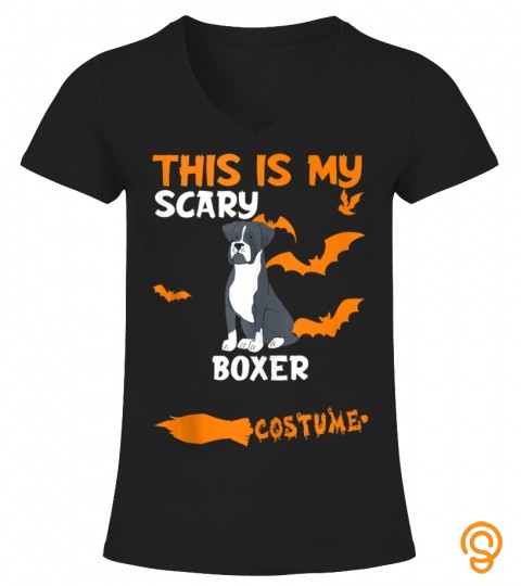Boxer Black Costume Halloween Lazy Scary Dog Tank Top