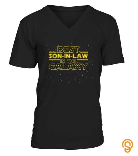 Mens Best Son In Law In Galaxy Shirt Wedding Gift For Son In Law T Shirt