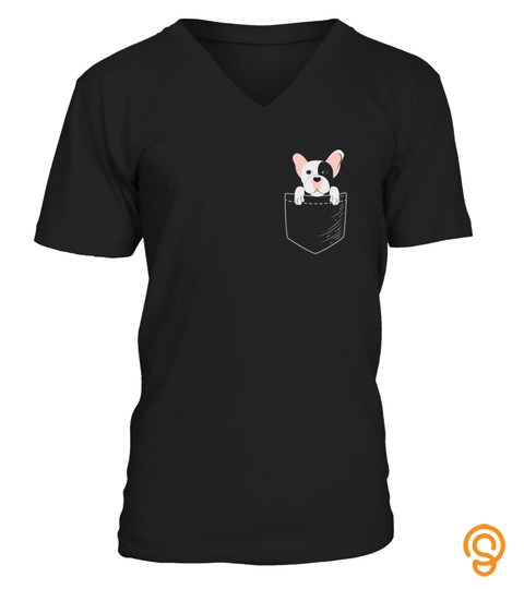 French Bulldog In Pocket Cute Dog Shirt