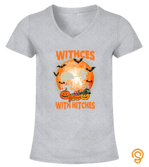 Witches with Hitches Halloween Witch Camping Gift T Shirt