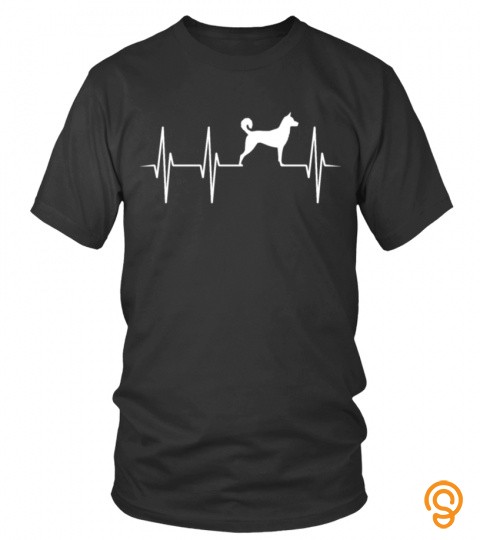 Korean Jindo Dog Owner Cool Dog Heartbeat Gift