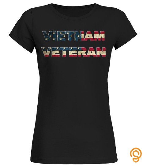 Vietnam Veterans T Shirt Us Stars And Stripes American Flag T Shirt