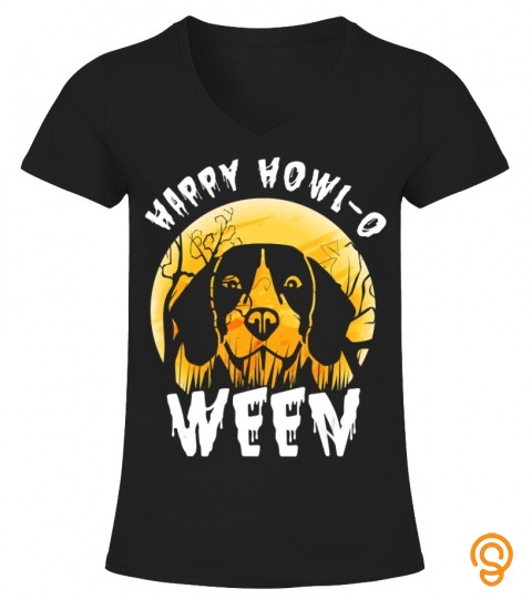 Happy Beagle Dog Howl o Ween Halloween Costume Pet Lovers T Shirt