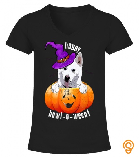 Happy Halloween Siberian Husky Cute Fun Howloween Sled Dog T Shirt