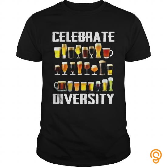 Designer Celebrate Beer Diversity Funny Shirts Beer Party Gift Tee Tee Shirts Quotes