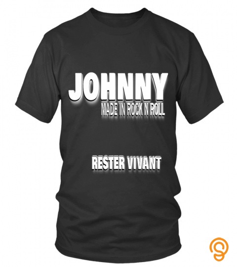 Tshirt Design JOHNNY MADE IN ROCK N ROLL