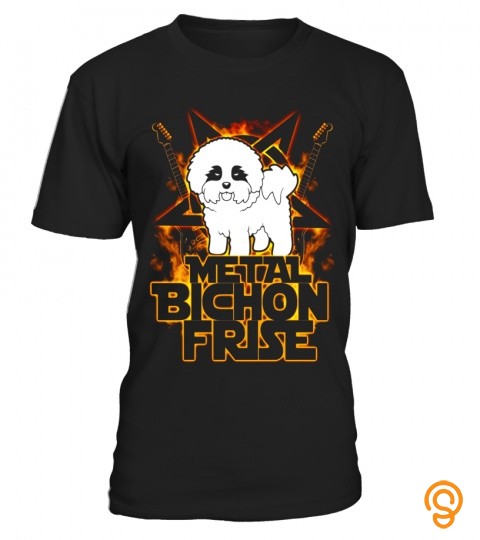 Mental Bichon Frise T Shirt Rock And Roll Styles