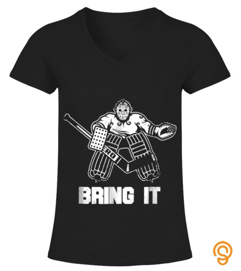 Funny Ice Hockey Player Gift Goalie Apparel Graphic