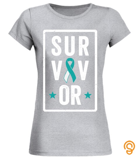 Breast Cancer  Cervical Cancer Survivor   Proud Warrior Awareness Ribbon Love