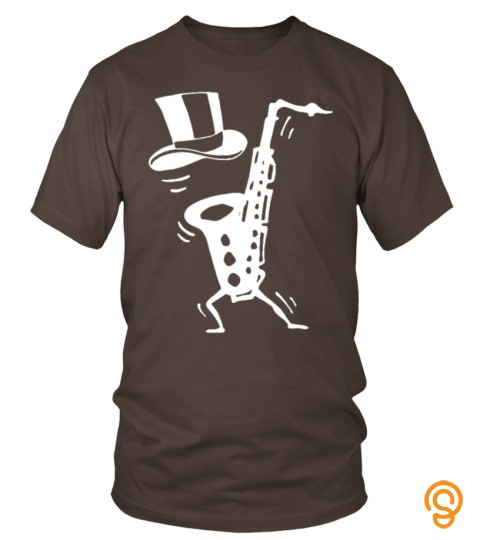 Dancing Saxophone   Mens Premium T Shirt