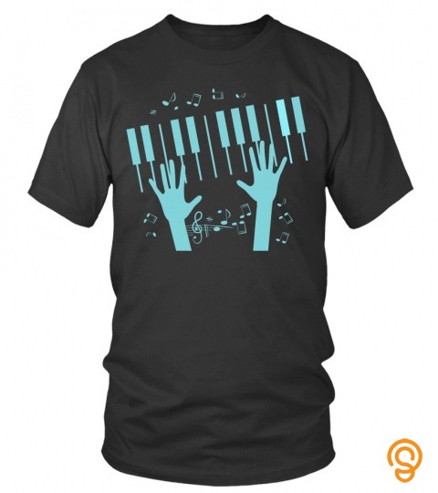 Keyboard Piano T Shirt for Men Women Kids
