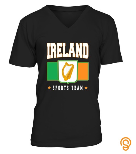 Ireland  Irish Pride Flag Tee Soccer Football Rugby