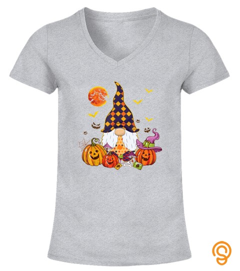 Pumpkin Gnome Cute Halloween Costume Men Women Kids T Shirt