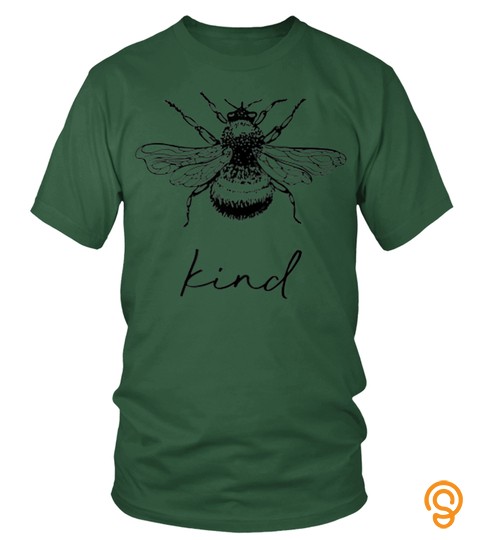 Bee Kind Summer Feminist Nature Bumblebee T Shirt