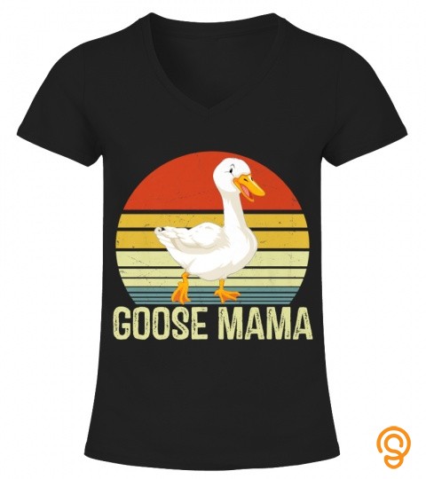 Goose Mama shirt Vintage Funny Mom Mother duck or swan lover Premium T Shirt