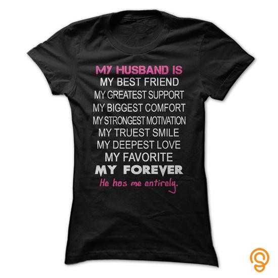 Designer My Husband is My Best Friend T Shirts Wholesale