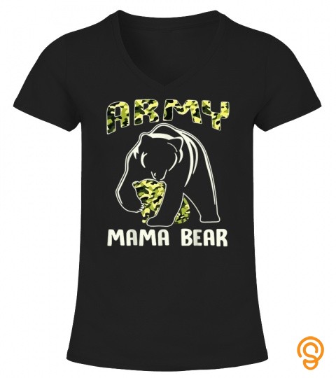 Mother of day 2021, Army Mama Bear T Shirt