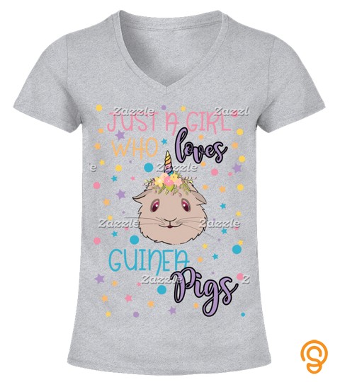 Just A Girl Who Loves Guinea Pigs  Piggie Lover T Shirt