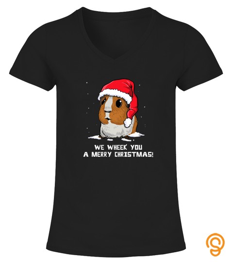 Guinea Pig Christmas T Shirt Funny Wheek Tshirt   Hoodie   Mug (Full Size And Color)