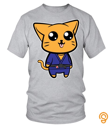 Cat Tshirt   Funny Jiu Jitsu Long Sleeve TShirt