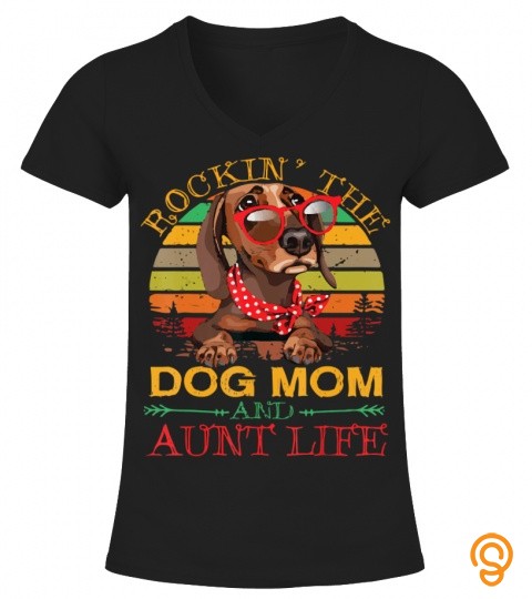 dachshund glasses rockin  dog mom and aunt life 