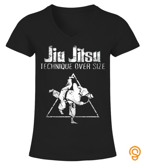 Jiu Jitsu Technique Over Size T Shirts