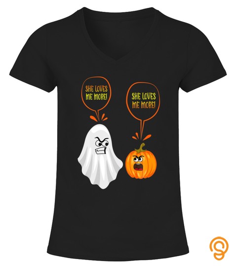 Ghost And Pumpkin Funny Halloween Costume