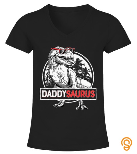 Daddysaurus T Shirt Fathers Day Gifts T Rex Daddy Saurus Men