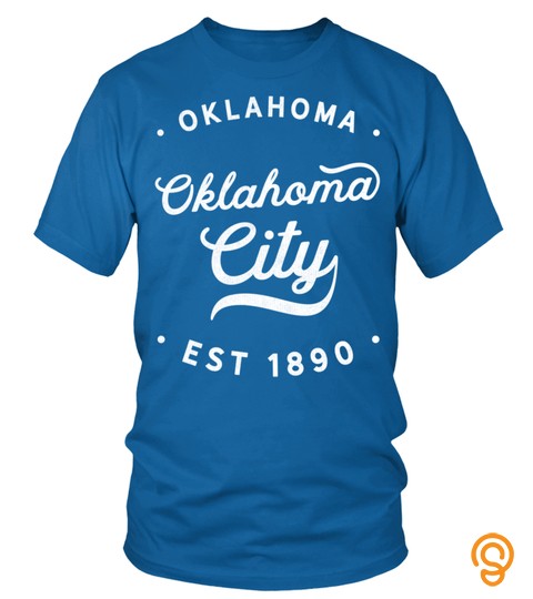 Classic Retro Vintage Oklahoma City Pride 1890 Design Pullover Hoodie