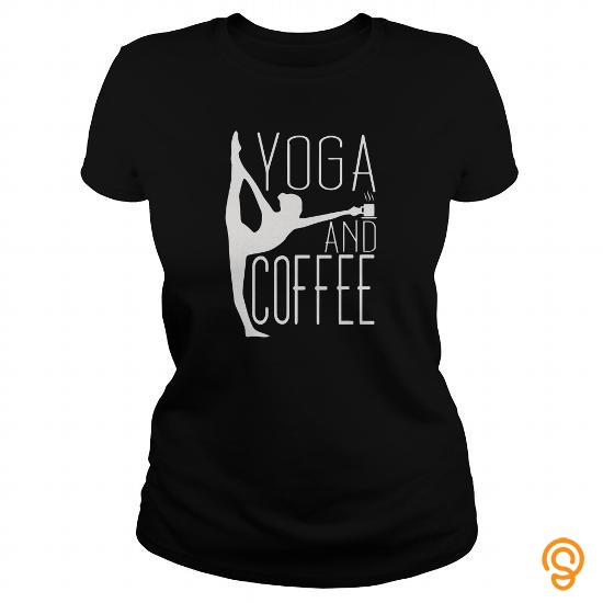 Protective Yoga and Coffee enjoy your life T Shirts Sayings Men