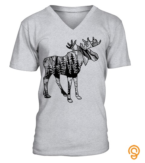 Moose Sighting Forest Funny Minnesota State T Shirt