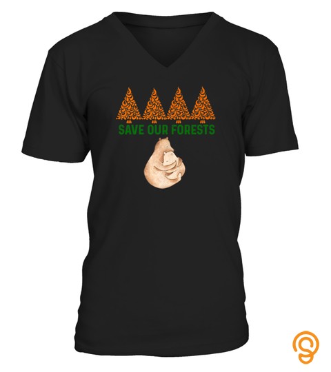 SAVE THE FORESTS FIRE SAFETY BEAR TSHIRT   HOODIE   MUG (FULL SIZE AND COLOR)