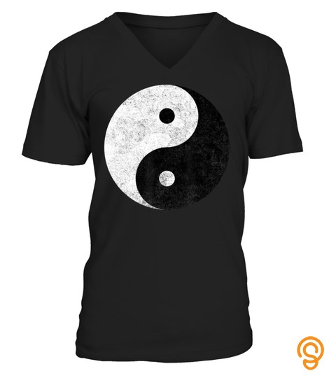 Yin Yang Symbol Tao Taijitu Yoga Peace Love T Shirt