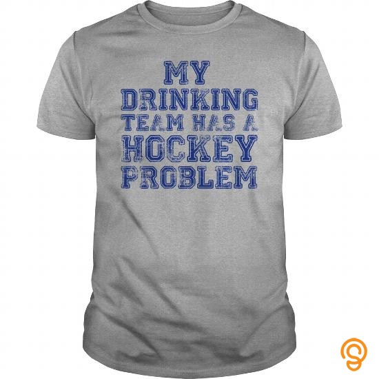 Designer Hockey Problem T Shirts Screen Printing